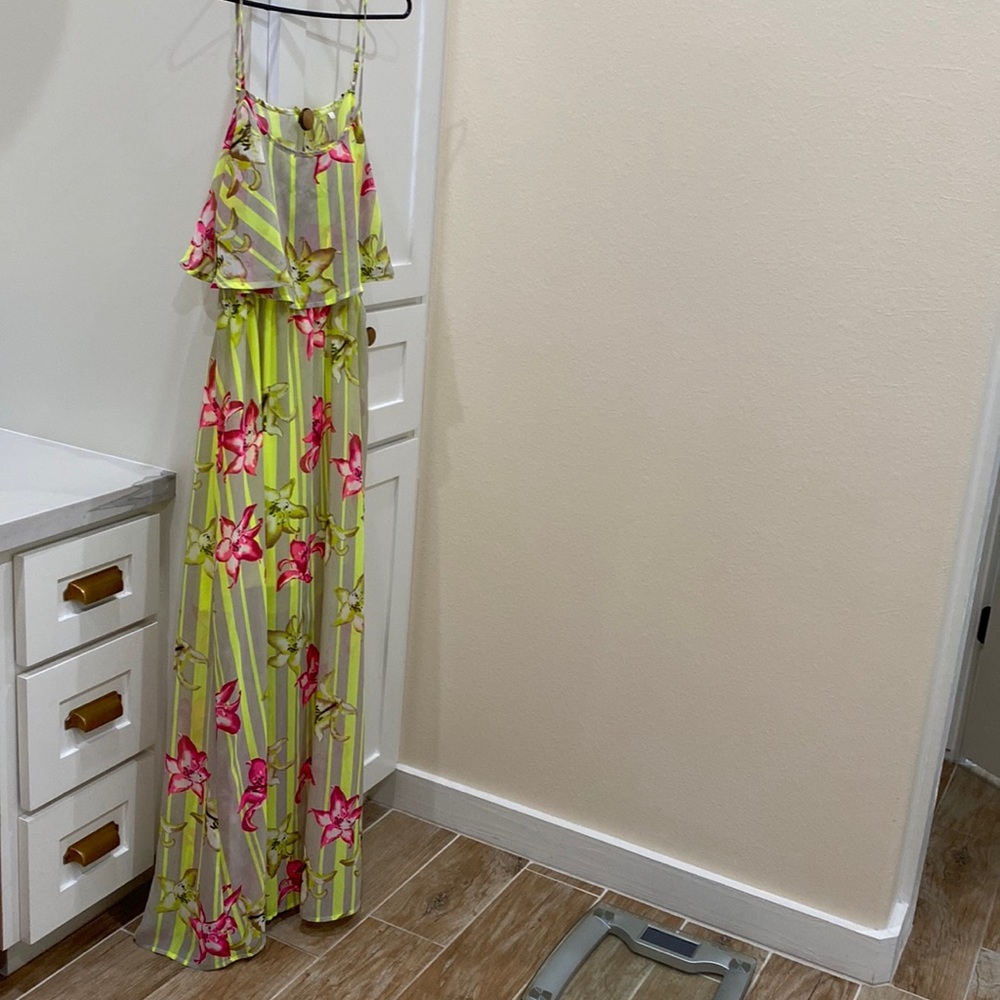 Gianni bini open back dress